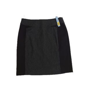 Antonio Melani NWT $109 Merida Navy & Black Color Block Dress Skirt, Size 14